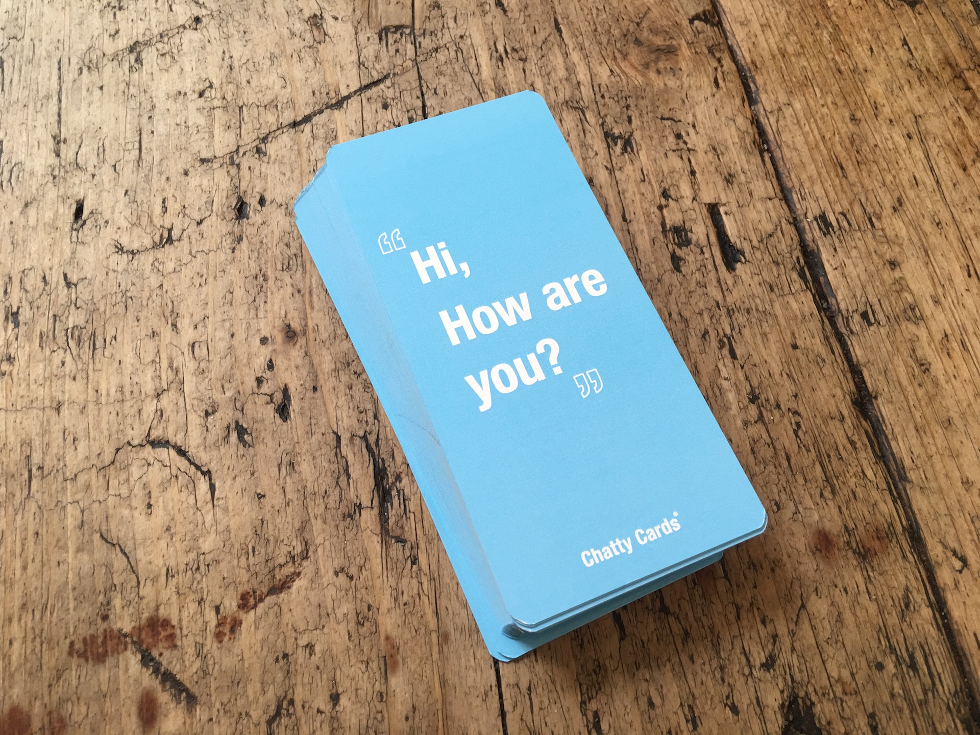 Cover - Hi, How are you? Chatty Cards